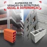 Qual a diferença entre alvenaria de vedação e alvenaria estrutural?