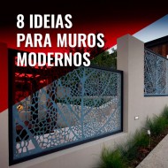 8 ideias incríveis para muros modernos.