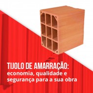 Tijolo de amarração - Cerâmica Mônaco