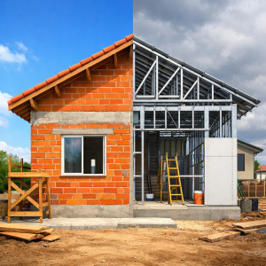 Alvenaria ou Steel Frame, conheça as vantagens do tijolo cerâmico